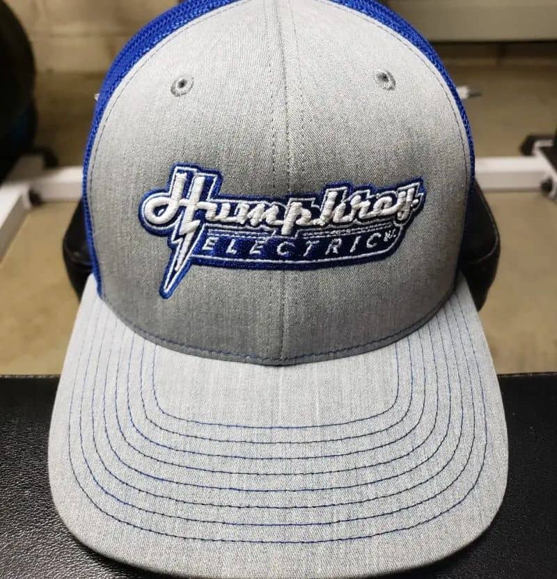 hat with humphrey electric llc logo